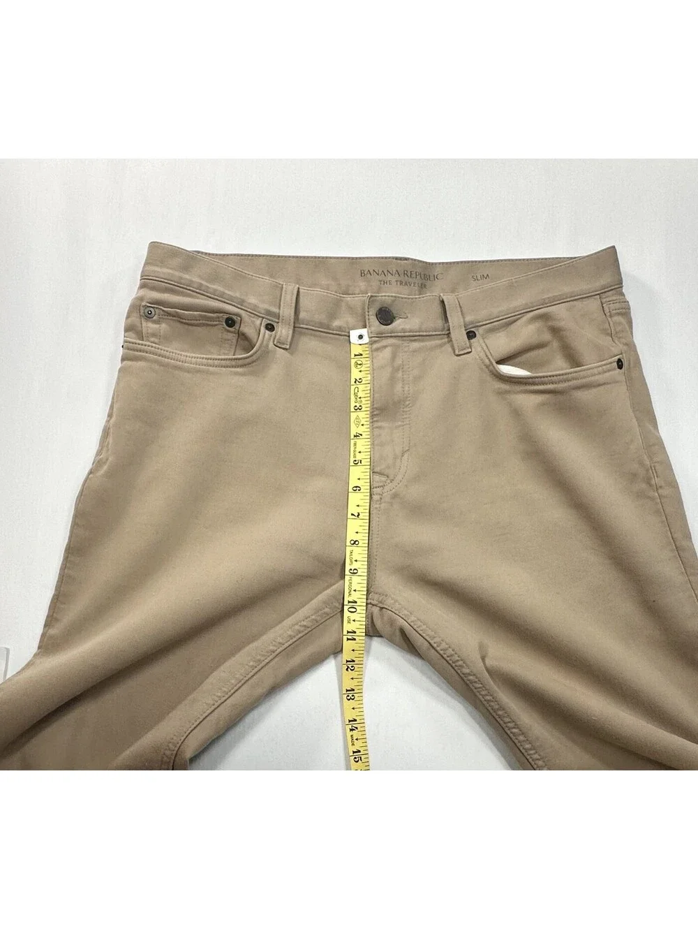 Banana Republic Slim Traveler Jeans Brown Mens 33/30